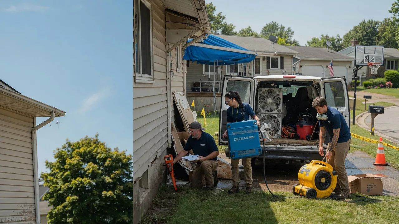 Ceiling Leak Cleanup in Eau Galle, WI near me