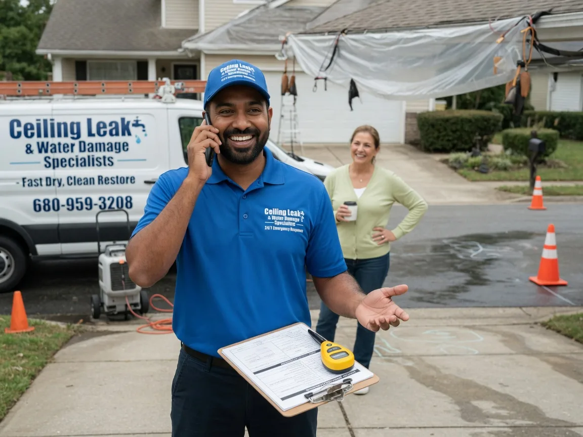 Ceiling Leak Cleanup Eau Galle, WI FAQs